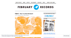 Desktop Screenshot of februaryrecords.com